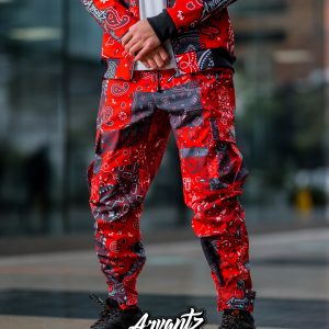 Pantalón Cargo F25 Paley Crimson