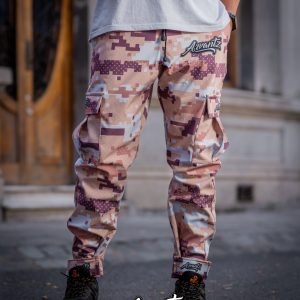 Pantalón Cargo F44 Militar Beige Pixelated