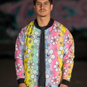 Chaqueta B79 Rainbow Flowers
