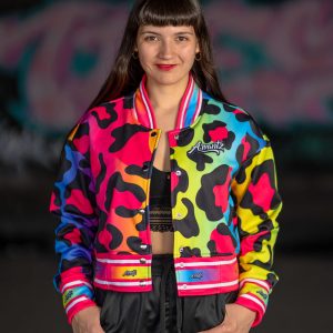 Chaqueta Varsity Y21 Animal Print Color